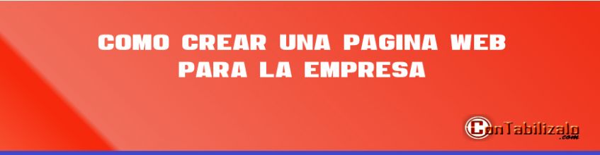 Como crear una página web para la empresa