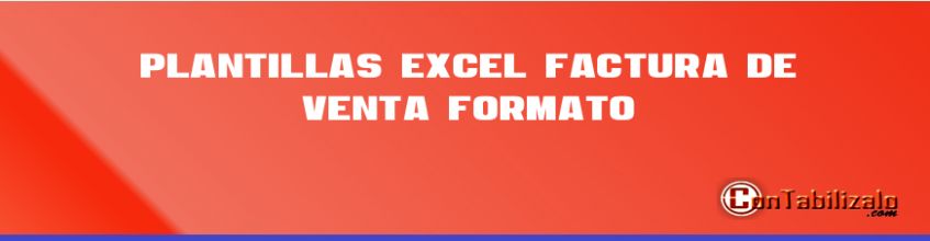 Plantillas excel ► Factura de venta + formato