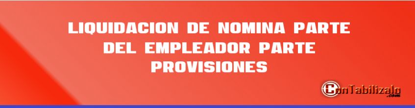 Liquidación de Nómina Parte del Empleador parte 2 – Provisiones