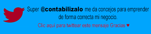 Tweet: Super @contabilizalo me da concejos para emprender de forma correcta-http://bit.ly/1Hw7mUC #emprendedores #emprendedoras 